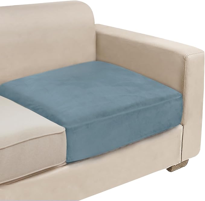 NAISI Couch Cushion Covers 1 Piece Velvet Stretch Sofa Seat Covers or Backrest by NAISI