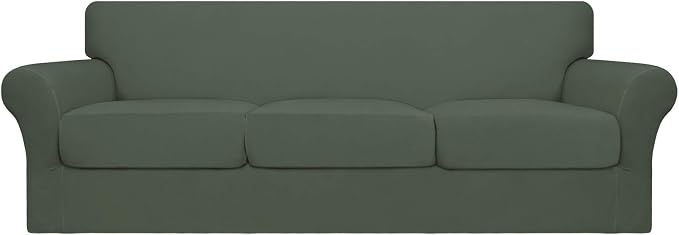Easy-Going 4 Pieces Oversized Stretch Soft Couch Cover by Easy-Going