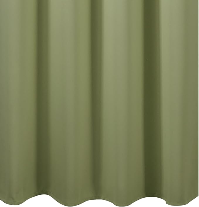 LEMOMO Sage Green Blackout Curtains 66 x 63 Inch Length/Set of 2 Curtain - Image 8