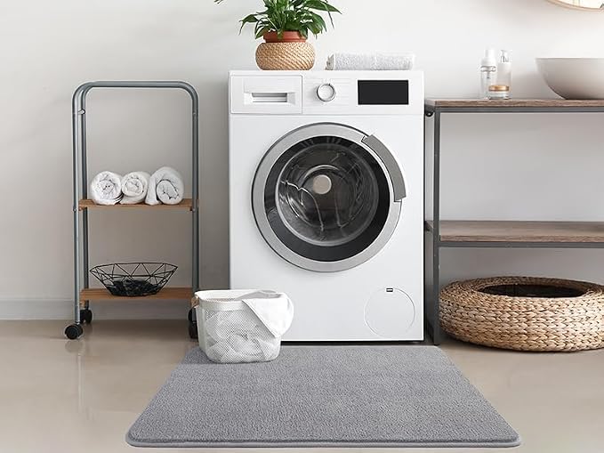 Keeko 2x3 Grey Area Rugs for Bedroom Living Room, Soft Modern Indoor Throw Rugs - Image 4