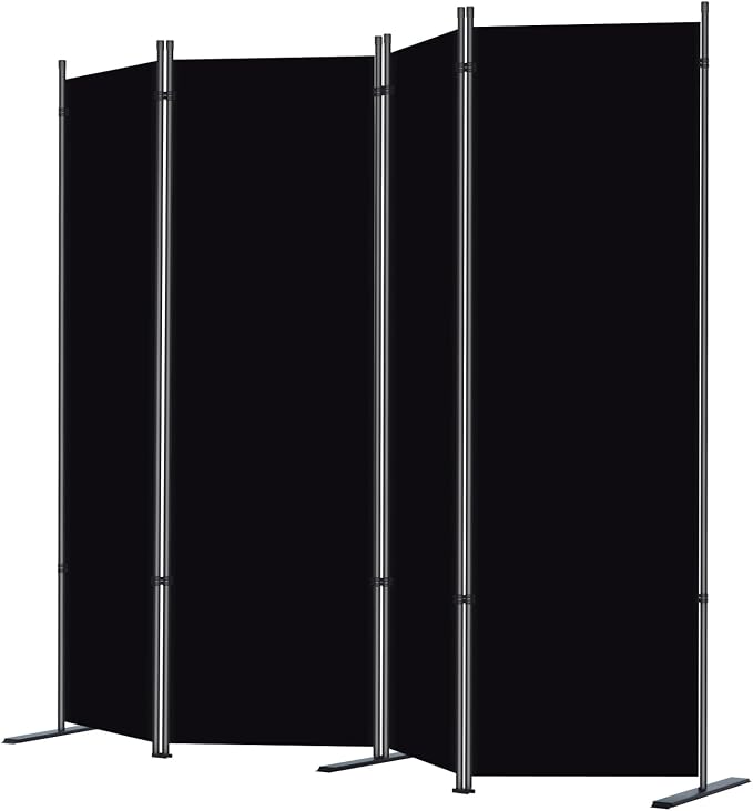 RANTILA 4 Panel Room Divider, 6 FT Folding Privacy Screen - Image 2