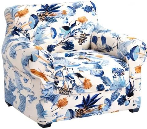 hyha Couch Covers, Chair/Sofa Covers, Floral Pattern, 2 Pieces, Armchair - Image 9
