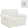 Easy-Going 3 Pieces Stretch Chair Cover Washable Chair Slipcover Set by Easy-Going