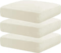 MAXIJIN Velvet Stretch Cushion Covers Fitted Couch Cushion Slipcovers Sofa Seat by MAXIJIN