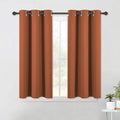 NICETOWN Burnt Orange Modern Blackout Curtains by NICETOWN