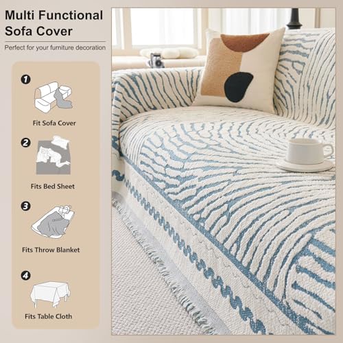 ROOMLIFE Thicked Striped Couch Cover - Image 5