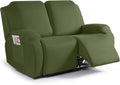 TAOCOCO Recliner Loveseat Slipcover, 2 Pieces Polyester Fabric Stretch Sofa by TAOCOCO