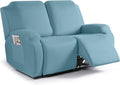 TAOCOCO Recliner Loveseat Slipcover, 2 Pieces Polyester Fabric Stretch Sofa by TAOCOCO