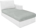 MAXIJIN 1 Piece Velvet Chaise Cover Stretch Sectional Couch Covers by MAXIJIN