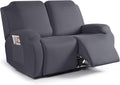 TAOCOCO Recliner Loveseat Slipcover, 2 Pieces Polyester Fabric Stretch Sofa by TAOCOCO