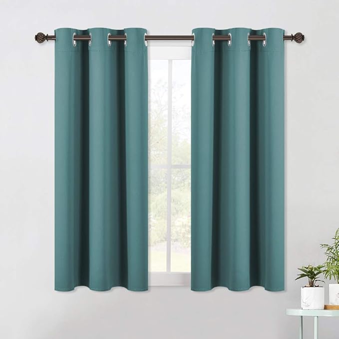 NICETOWN Blackout Window Curtains 60 inch Length 2 Panels, 34 x 60 Inch by NICETOWN
