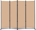 RANTILA 4 Panel Room Divider, 6 FT Folding Privacy Screen by RANTILA