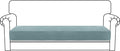 MAXIJIN Velvet Stretch Couch Cushion Covers Soft Sofa Cushion Cover Replacement by MAXIJIN