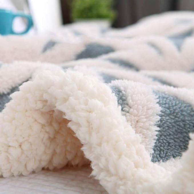LOMAO Sherpa Fleece Blanket Fuzzy Soft Throw Blanket Dual Sided Blanket - Image 5
