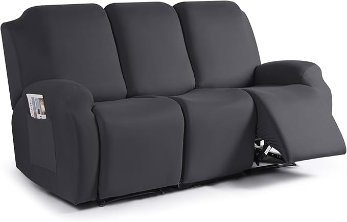 TAOCOCO Recliner Sofa Covers 3 Seater, Stretch Couch Covers by TAOCOCO
