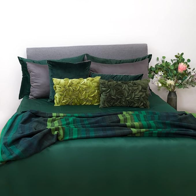 KINGROSE 3D Flower Throw Pillow Cover Floral Decorative Pillowcase Soft Cushion - Image 4