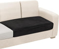 NAISI Couch Cushion Covers 1 Piece Velvet Stretch Loveseat Cover or 2 Seat Sofa by NAISI