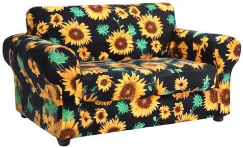 hyha Couch Cover, Loveseat Covers, Floral Pattern, 3 Pieces, Sofa Slipcovers - Image 9