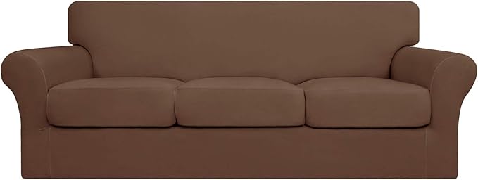 Easy-Going 4 Pieces Stretch Soft Couch Cover by Easy-Going