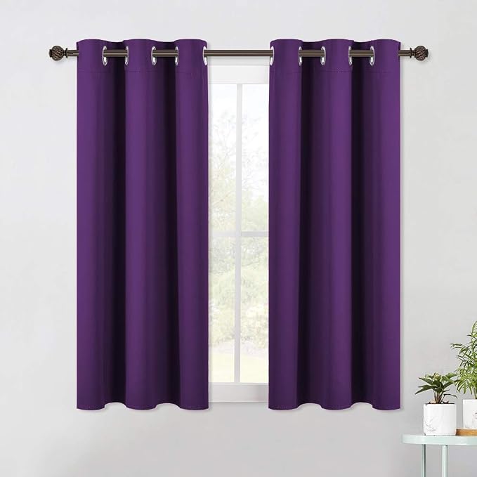 NICETOWN Blackout Window Curtains 60 inch Length 2 Panels, 34 x 60 Inch by NICETOWN