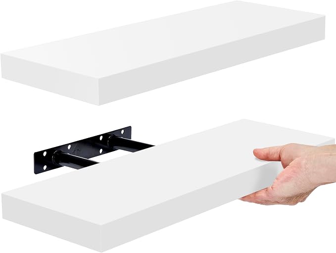 Sorbus Floating Shelves for Wall – 16 Inch Floating Shelf for Kitchen, Living - Image 9