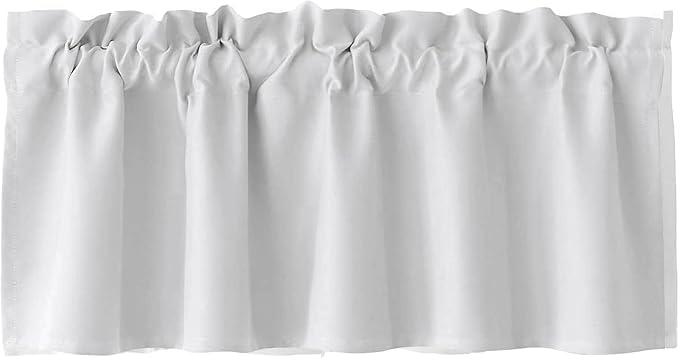 Hiasan Valance Curtains for Kitchen Rod Pocket Room Darkening Window Curtain - Image 8