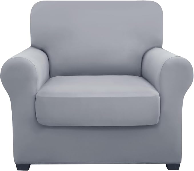 hyha Couch Covers, Chair/Sofa Covers, 2 Pieces, Armchair Slipcover, Separate by hyha