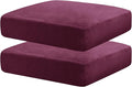 MAXIJIN Velvet Stretch Seat Cushion Covers Couch Cushion Cover by MAXIJIN