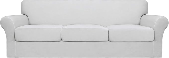 Easy-Going 4 Pieces Oversized Stretch Soft Couch Cover by Easy-Going