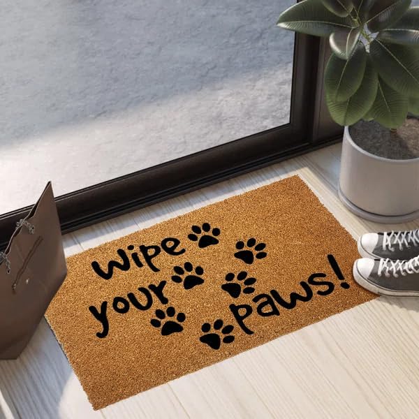 FGSS Wipe-Your-Paws Natural-Coir-Doormat Non-Slip Front-Door-Welcome-Mat - Image 6