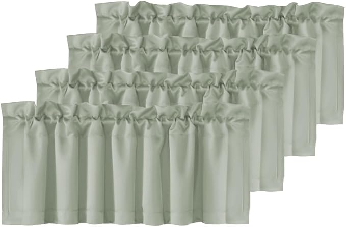 H.VERSAILTEX 4 Panels Blackout Valances by HVERSAILTEX