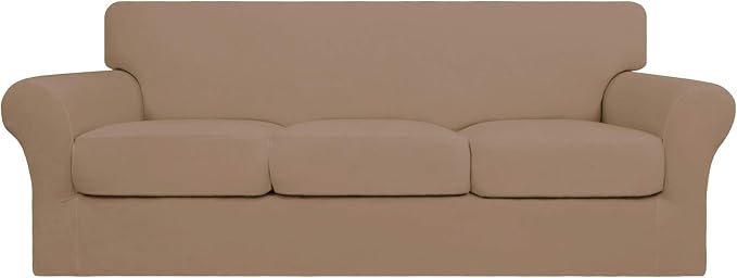 Easy-Going 4 Pieces Stretch Soft Couch Cover by Easy-Going