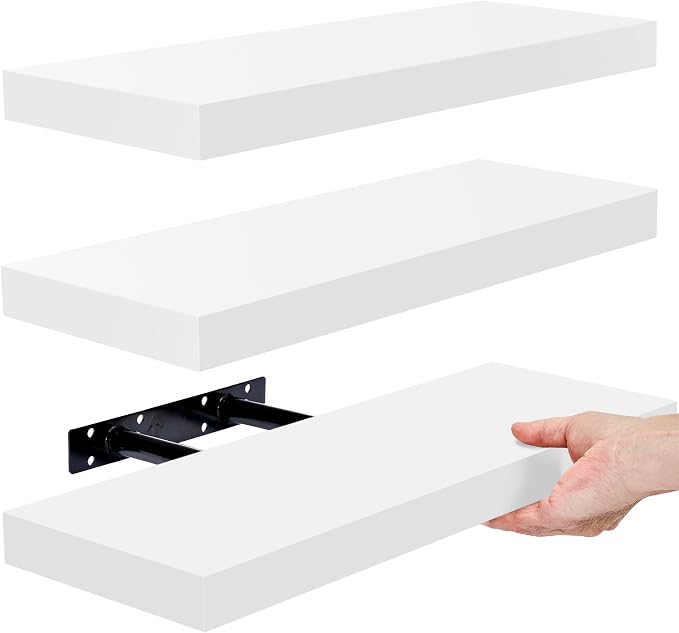 Sorbus Floating Shelves for Wall – 16 Inch Floating Shelf for Kitchen, Living - Image 9