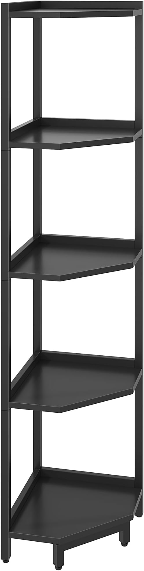 Hzuaneri Corner Shelf Stand, Corner Bookshelf, Storage Standing Shelf Unit - Image 8