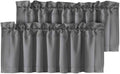 H.VERSAILTEX Blackout Valances for Windows, Kitchen Window Valance Curtains for by HVERSAILTEX