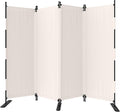 Room Divider, 4 Panel Upgraded Folding Privacy Screen, 88” Highly Secretive by PHONJOROO