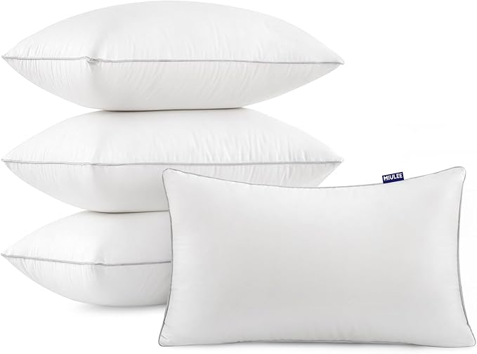 MIULEE 12x20 Pillow Inserts -Decorative Throw Pillow by MIULEE