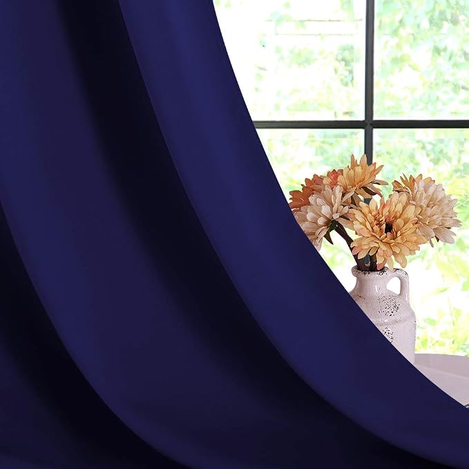 NICETOWN Bedroom Curtains Blackout Drapery Panels, 2 Panels, 70 x 108 inches - Image 4
