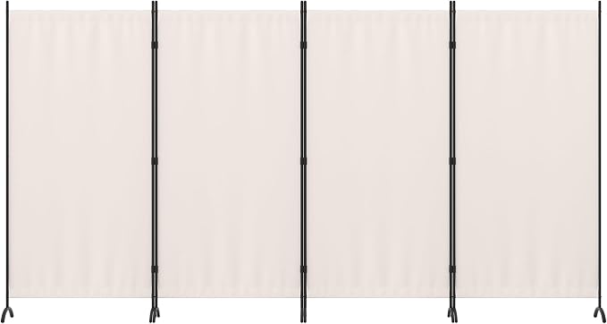 Portable Room Divider 4 Panel Partition Room Dividers and Folding Privacy - Image 9