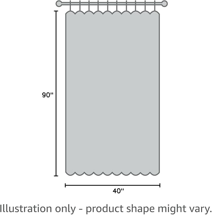 Chyhomenyc White Curtains 90 Inch Length 2 Panels Set, Faux Linen Textured Semi - Image 10