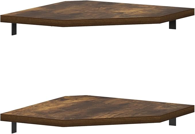 Furinno Rossi Hexagon Floating Shelves - Image 6