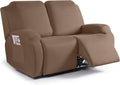 TAOCOCO Recliner Loveseat Slipcover, 2 Pieces Polyester Fabric Stretch Sofa by TAOCOCO