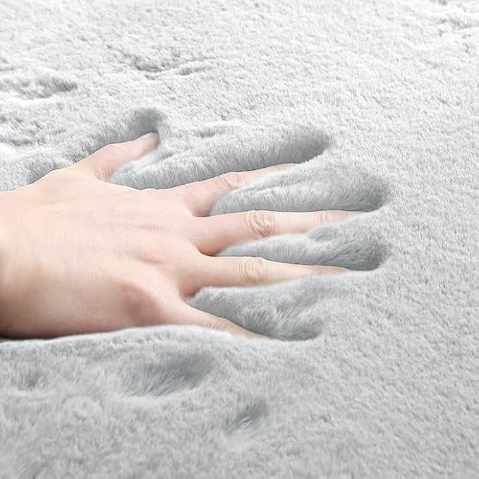 ORINOVA Faux Fuzzy Washable Fur Area Rugs - Image 8