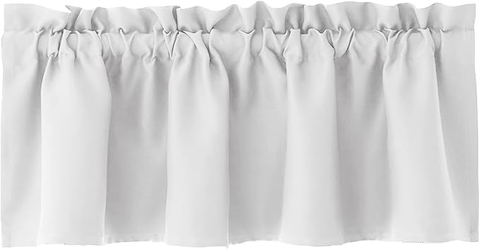 Hiasan Valance Curtains for Kitchen Rod Pocket Room Darkening Window Curtain - Image 7