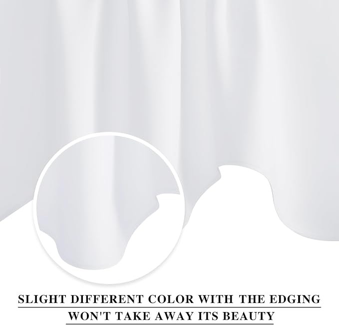 NICETOWN Curtain Valances for Shower Windows - Image 4