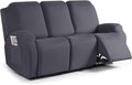 TAOCOCO Recliner Sofa Slipcover, 3 Pieces Polyester Fabric Stretch Sofa Covers by TAOCOCO