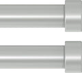 VOIIY 2 Pack Curtain Rods for Windows 48 to 84 Inch, Modern Adjustable Heavy by VOIIYCurtainRods