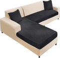 NAISI Sectional Couch Cover 3 Pieces Velvet Separate Couch Cushion Covers L by NAISI