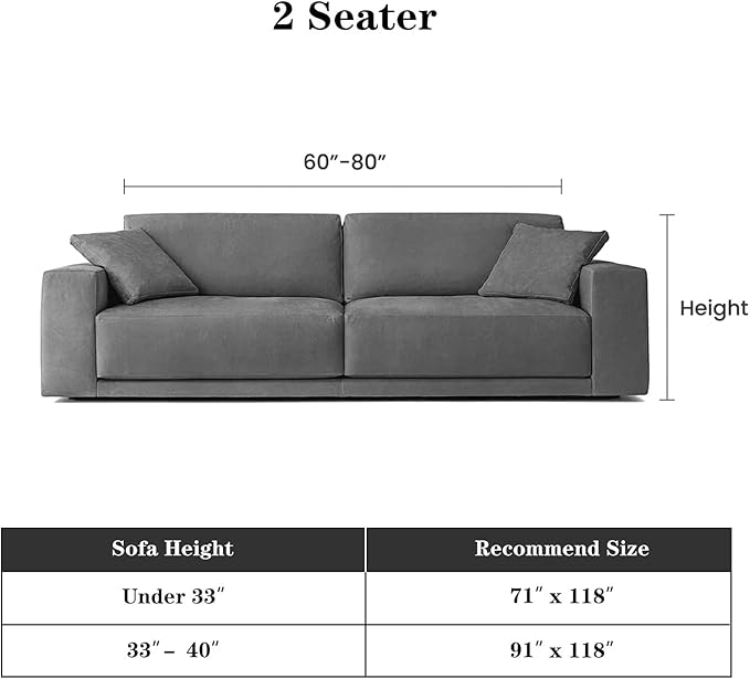 MEETSKY Boho Couch Cover Sofa Cover Washable, Chenille Sofa Covers - Image 7