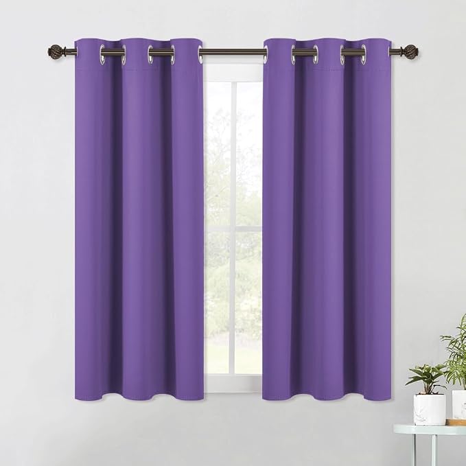 NICETOWN Blackout Window Curtains 60 inch Length 2 Panels, 34 x 60 Inch by NICETOWN